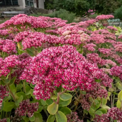 <em>Hylotelephium (Sedum) spectabile</em> 'Herbstfreude' ('Autumn Joy')